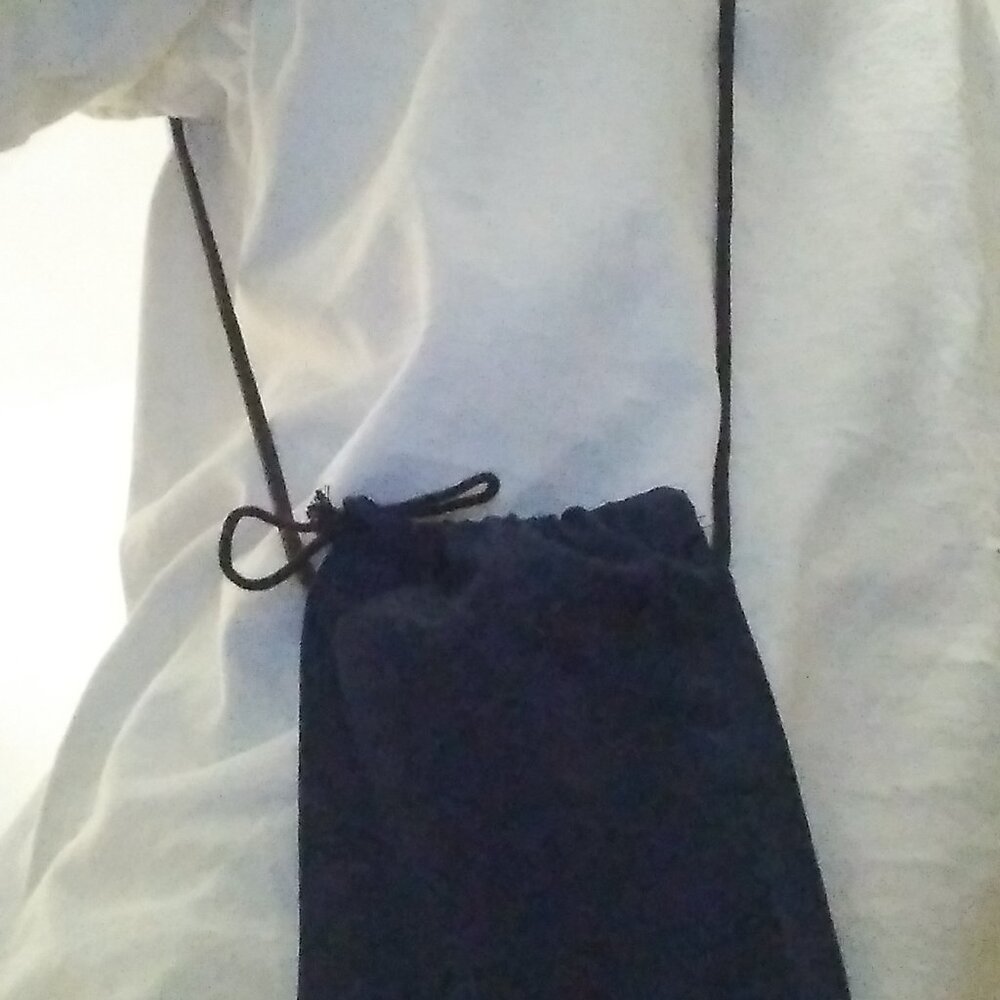 Home Sewn Crossbody Cellphone Carrier by Nicole
